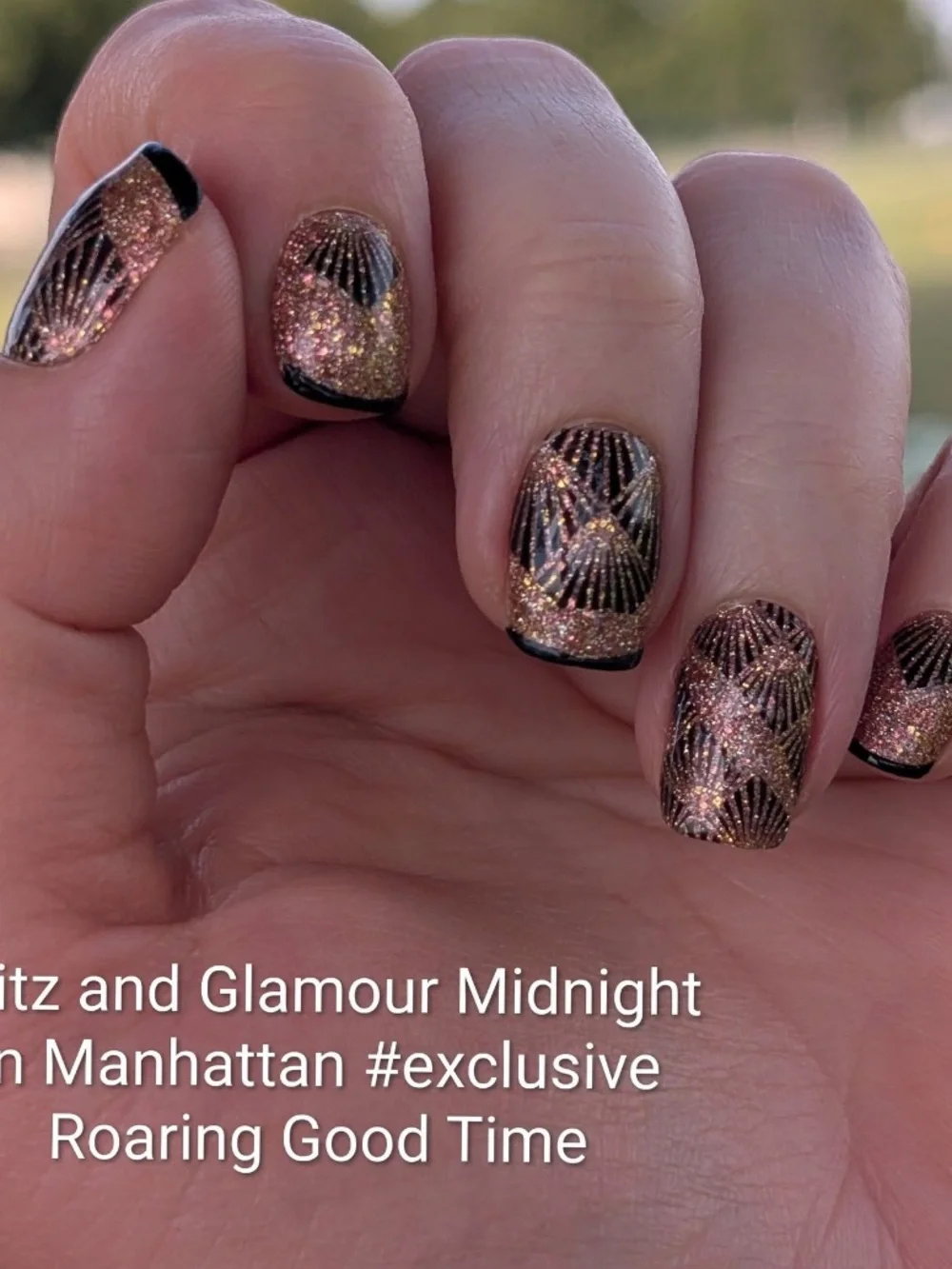 *Exclusive* Color Street: Roaring Good Time | Art Deco 20s Party Clear Overlay